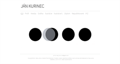 Desktop Screenshot of jankurinec.com